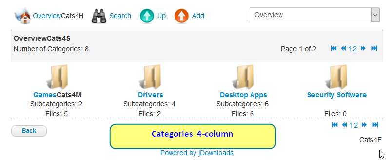 30-categories 4 column PC Size